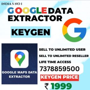 Google Data Extractor setup and keygen